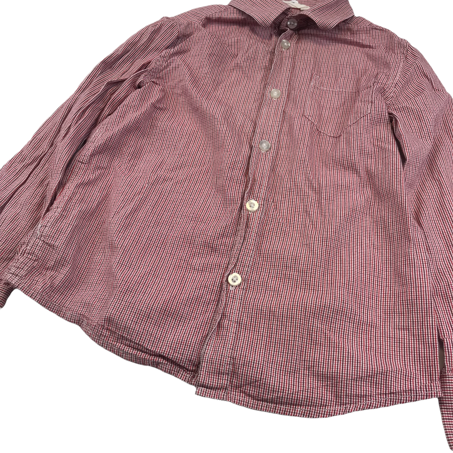 H&M Red Checked Shirt Age 7