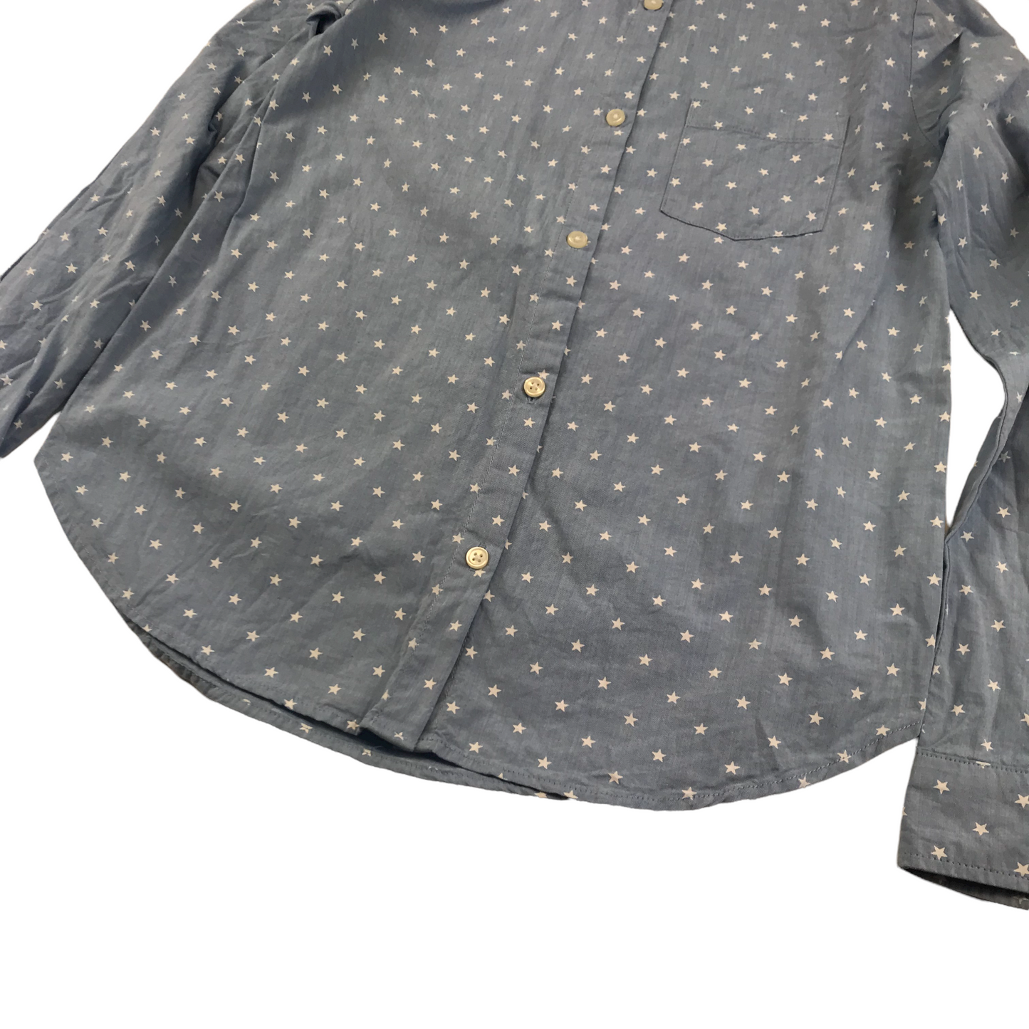 H&M Light Blue Starry Shirt Age 10