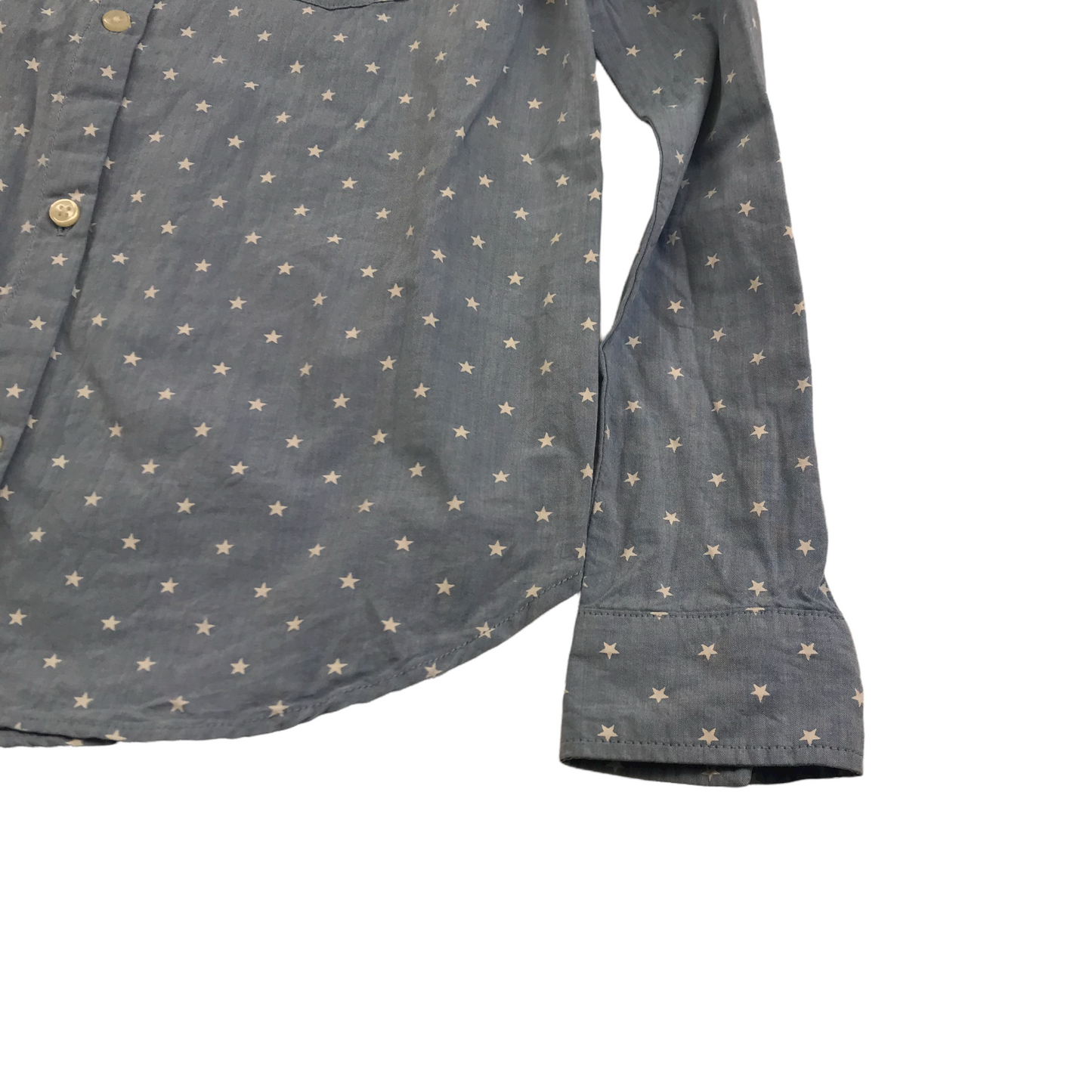 H&M Light Blue Starry Shirt Age 10