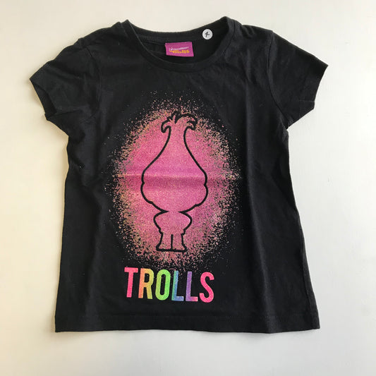 Black Trolls DreamWorks T-Shirt Age 4