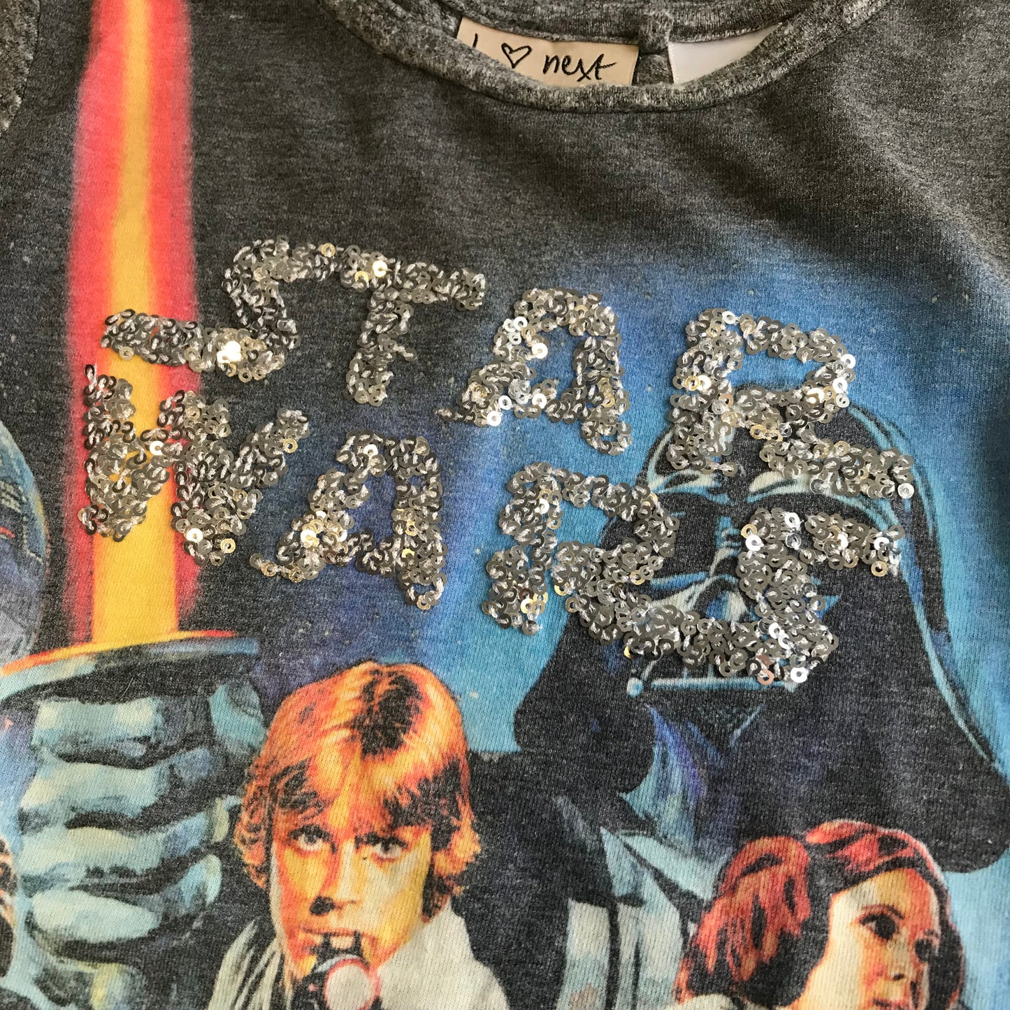 Next Star Wars Sequin T-Shirt Age 5