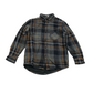 Next Brown and Navy Checked Jersey Lined Shirt Age 6