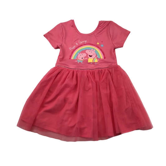 Peppa Pig Pink Dress Age 5