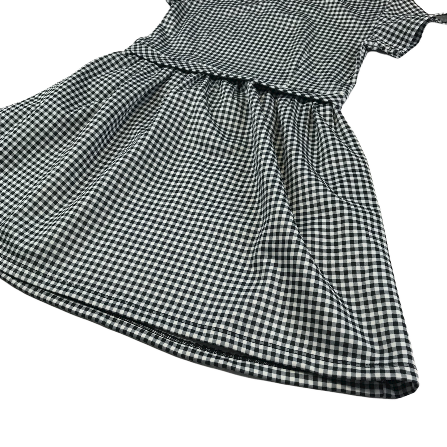 M&S Black and White Gingham Dress Age 5