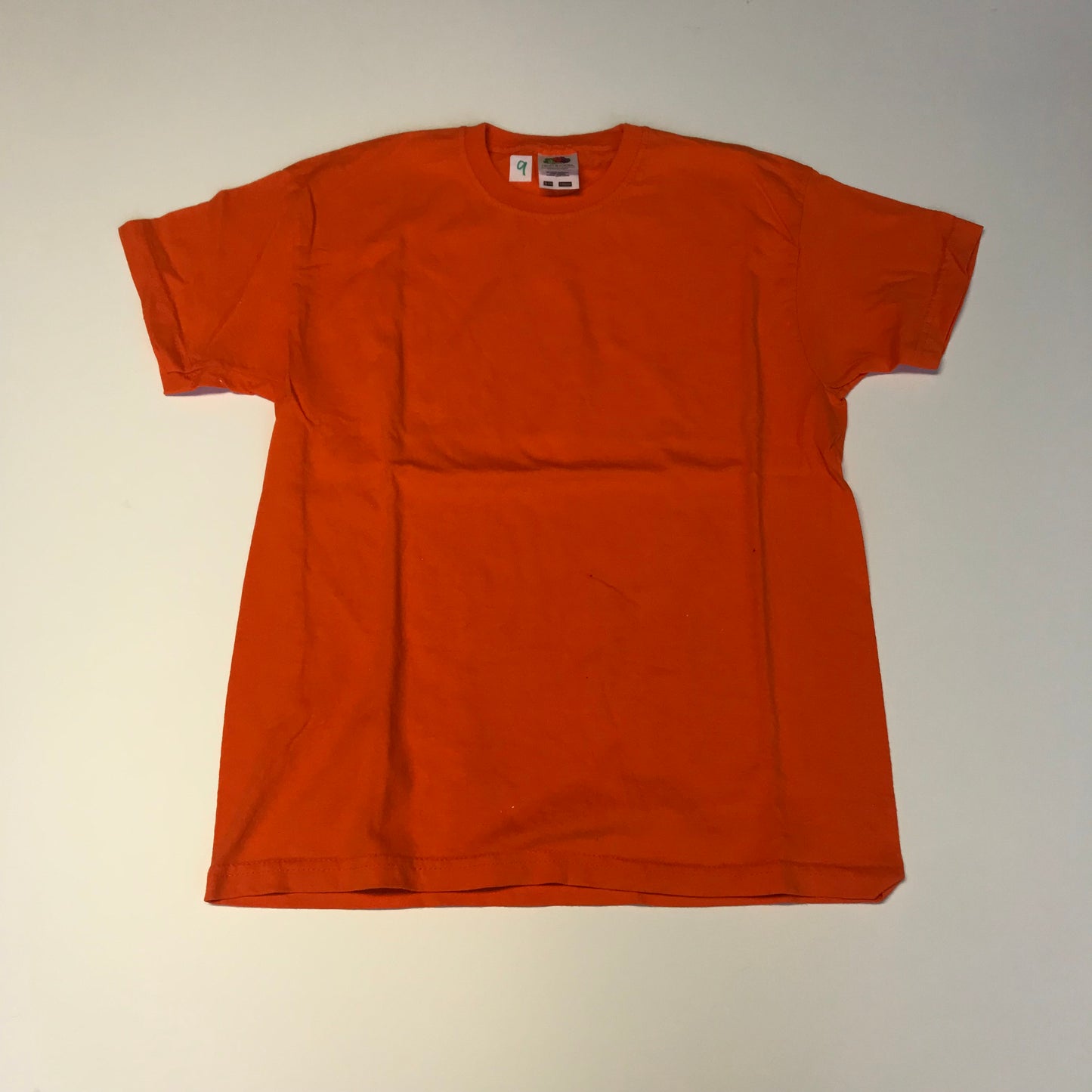 Plain Orange Gym T-shirt