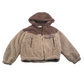 Zara Fluffy Beige Tones Bomber Jacket Age 13