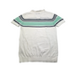 Zara Men White Panelled Knitted Polo T-shirt Men's Size M