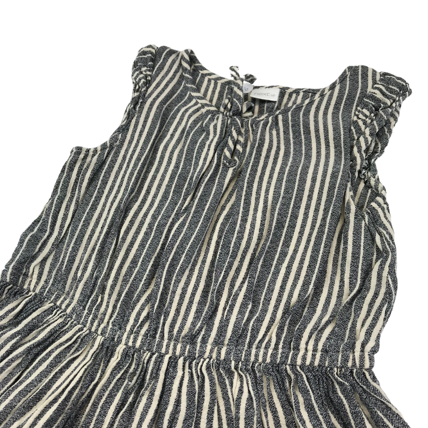 Next Navy and White Stripy Dress Age 6