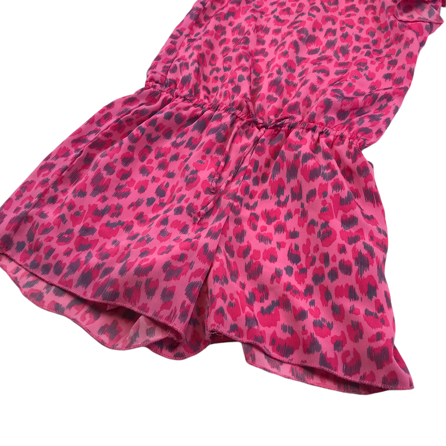 YD Pink Animal Pattern Playsuit Age 7