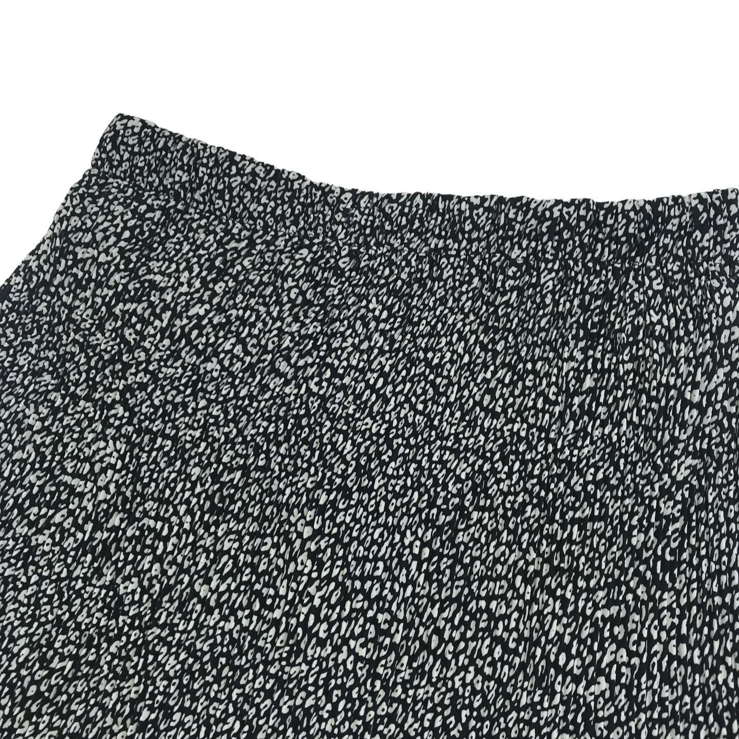 Primark Black and White Animal Pattern Mini Skirt Women's Size 12