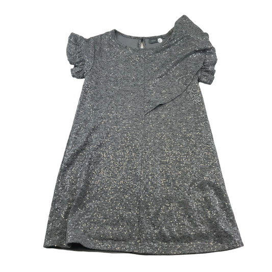 Next Grey Sequin Knitted Dress Age 8