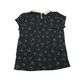 Primark Charcoal Grey Brollies Print T-shirt with Collar Women's Size 6