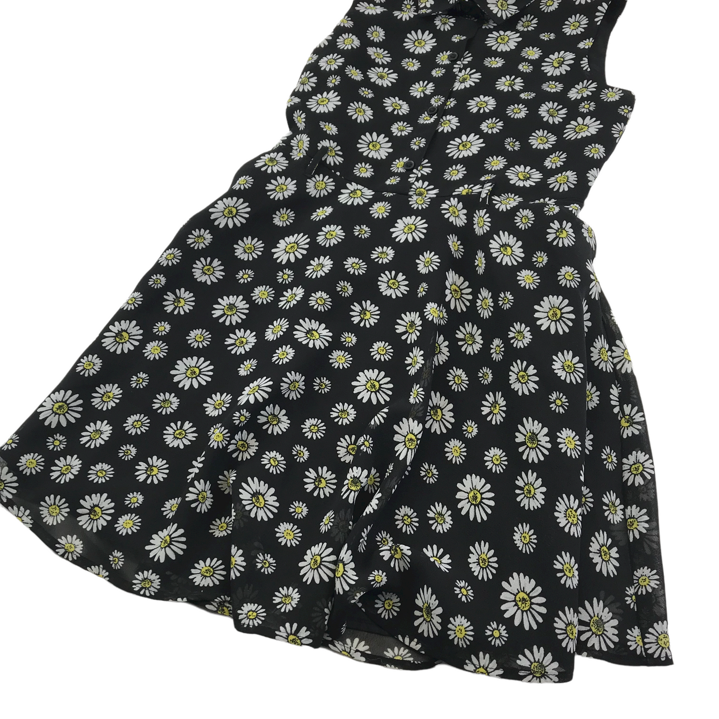 George Black Daisies Dress Age 8