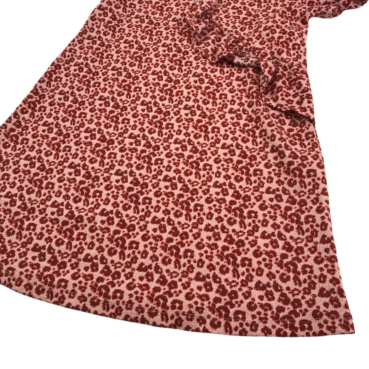 Tu Red and Pink Animal Pattern Dress Age 8