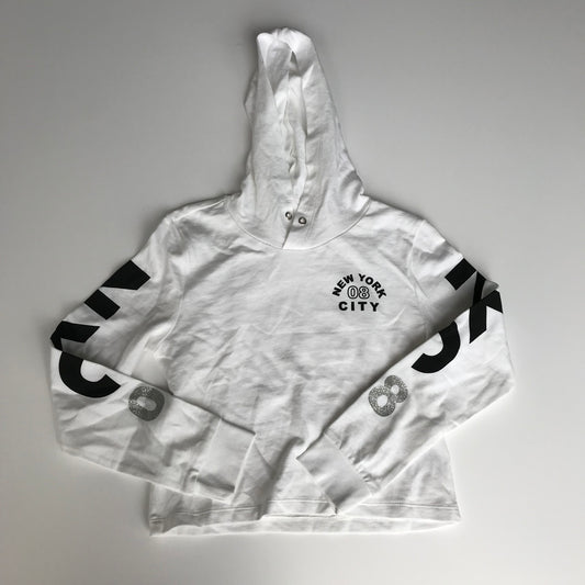 New York City White Hoodie Age 11