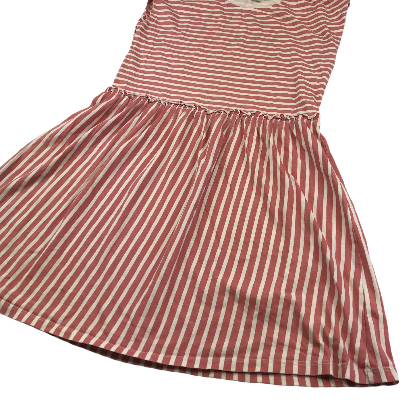 George Red and White Stripy Dress Age 10