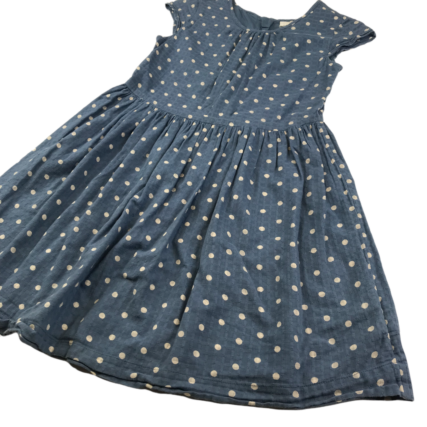 Gap Blue Polka Dot Dress Age 10