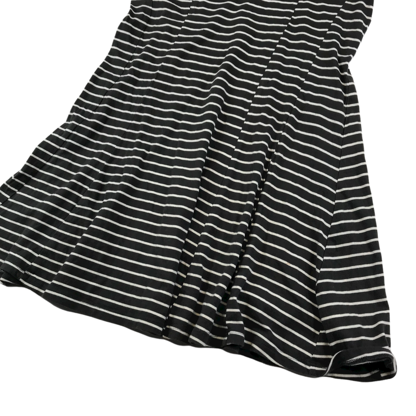 Next Black and White Stripy T-shirt Dress Age 12