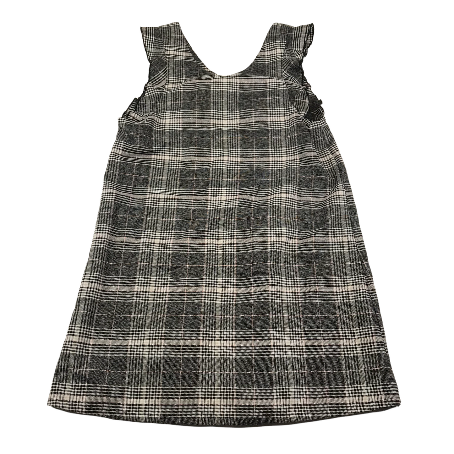 Monsoon Black and White Checked Houndstooth Pattern Dress Age 12