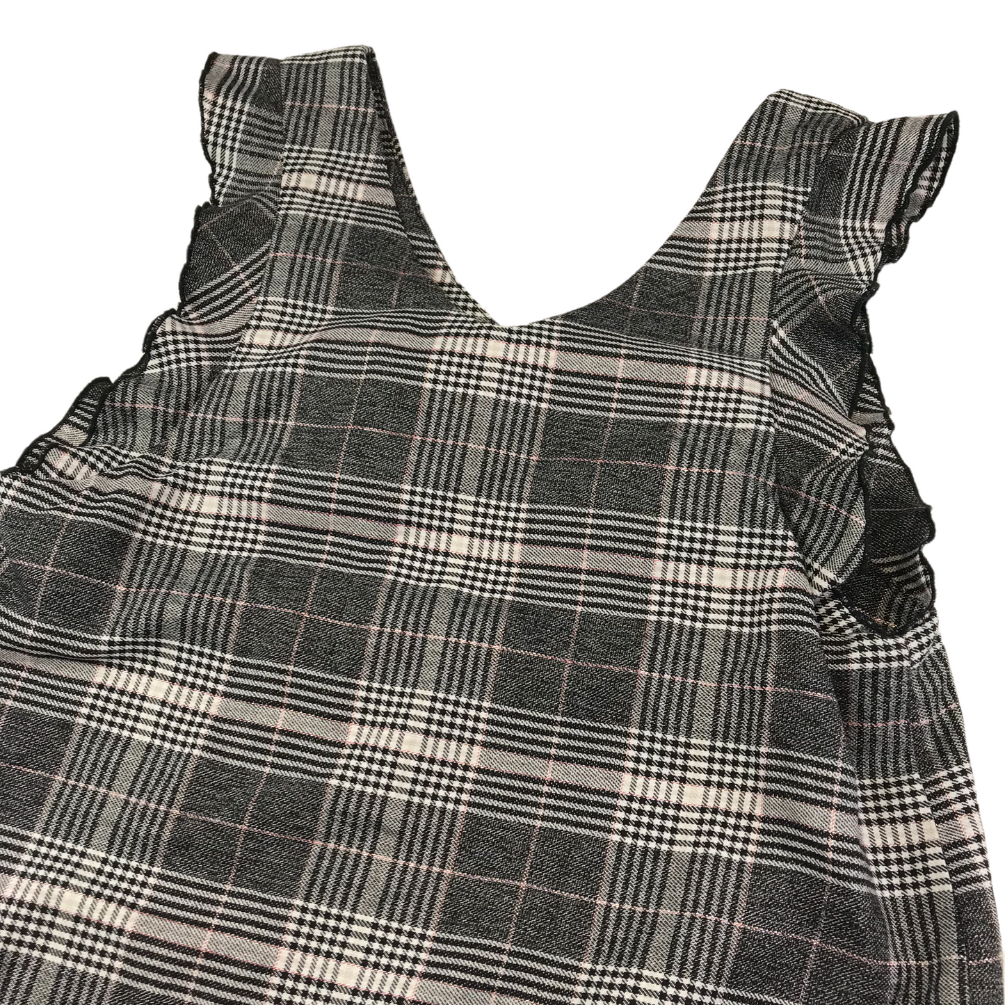 Monsoon Black and White Checked Houndstooth Pattern Dress Age 12