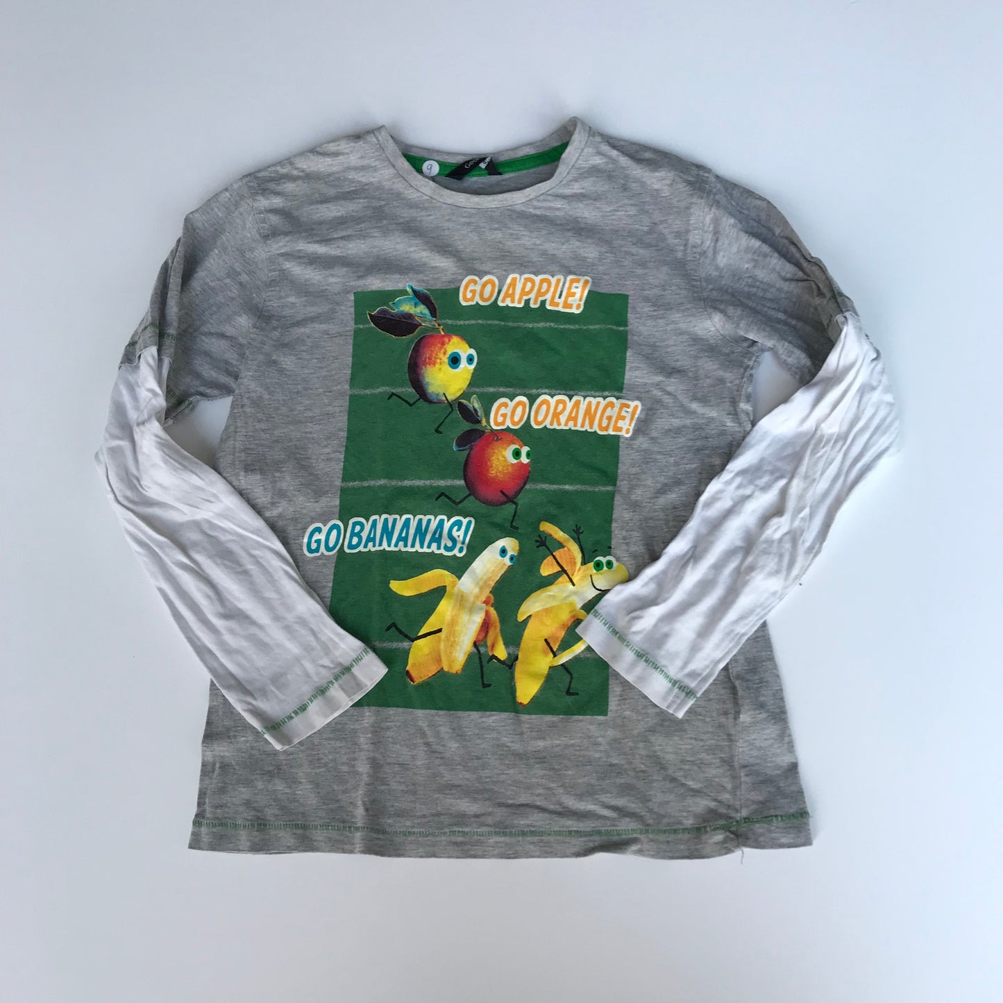 George Grey Fruit Long Sleeve T-Shirt Age 9