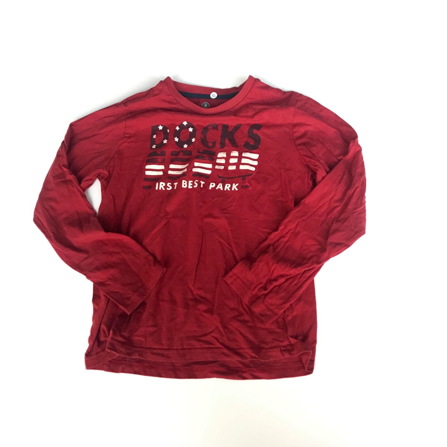 Red Docks Long Sleeve T-Shirt Age 12