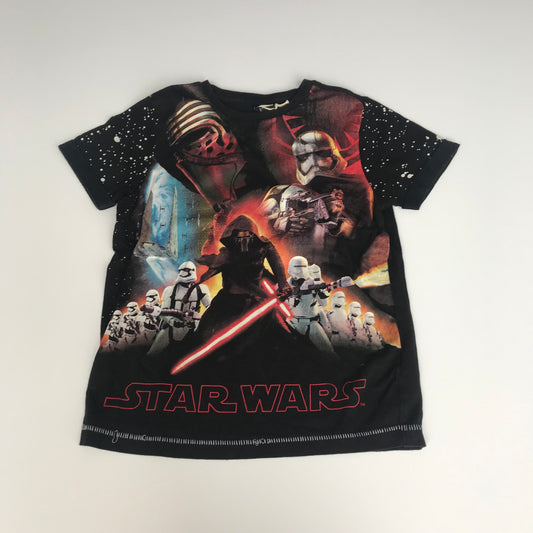 Black Star Wars T-shirt Age 6