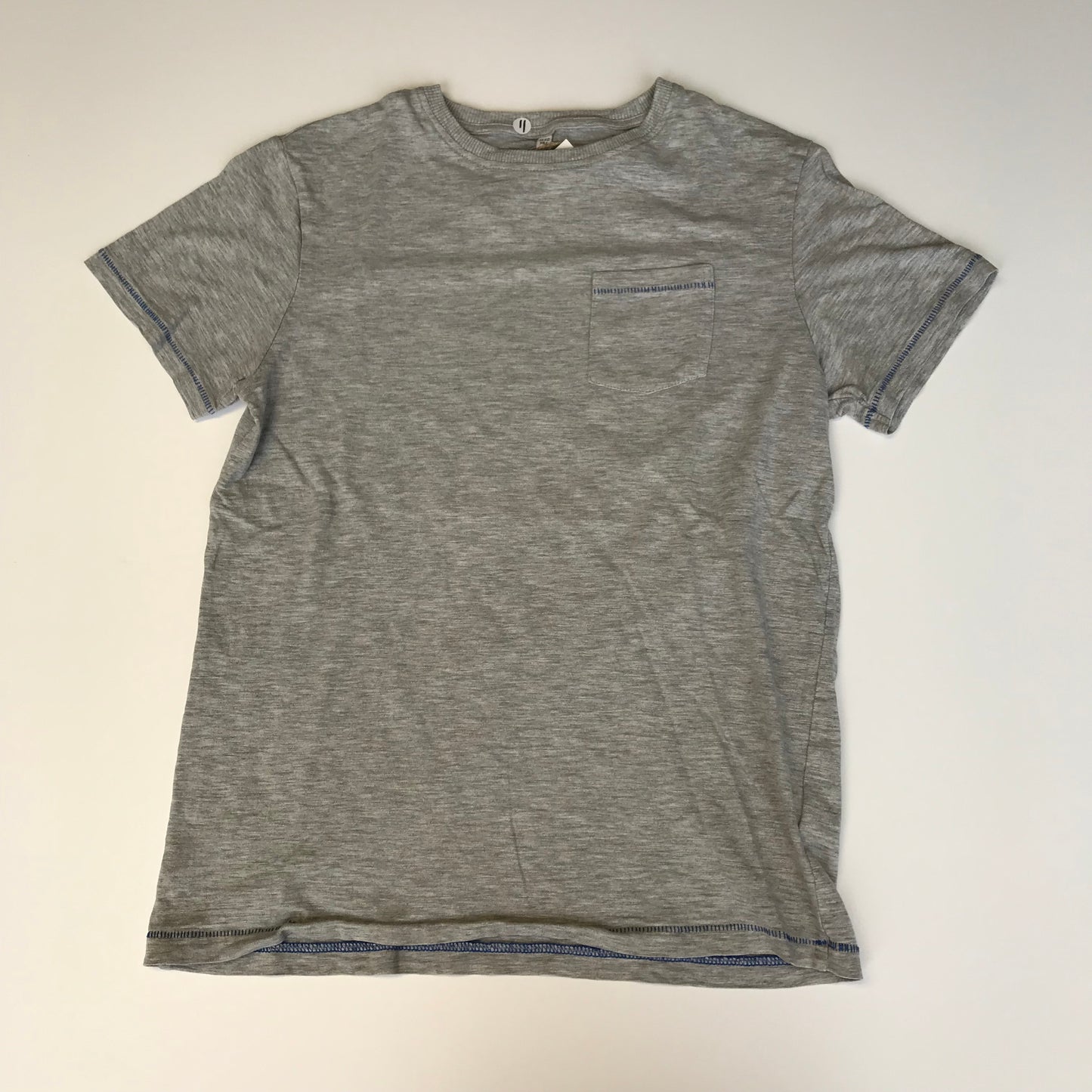 M&S Grey Simple Style T-Shirt Age 11
