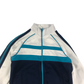 M&S White and Navy Zip Sweatshirt Age 7