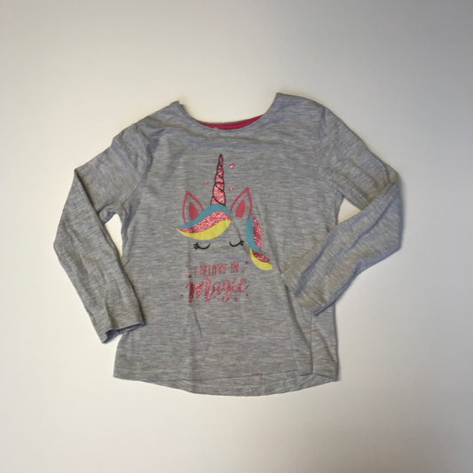 Primark Grey Long Sleeve T-shirt Age 4