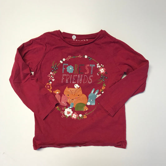 Nutmeg Red Long Sleeve T-shirt Age 4