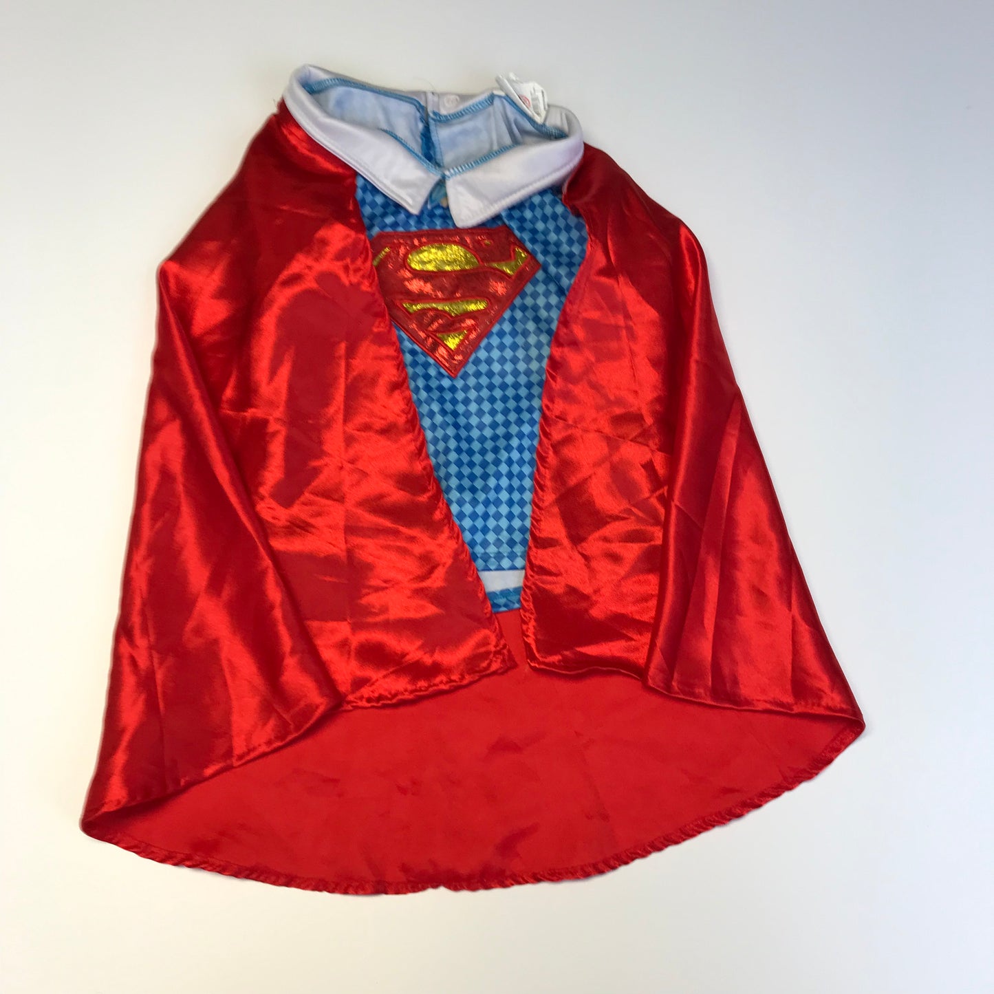 Rubie's Superwoman Costume Cape and Crop Top Age 10-12