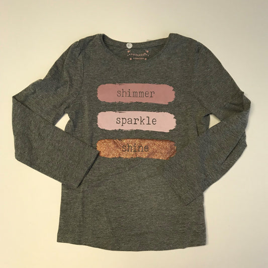 Grey Long Sleeve T-Shirt Age 6