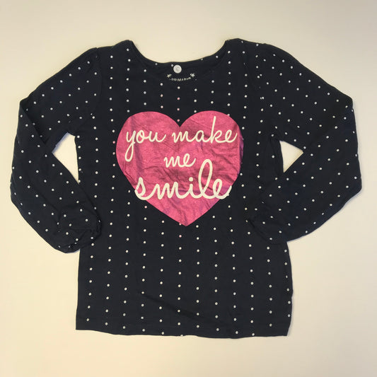 Primark You Make Me Smile Long Sleeve T-Shirt Age 6