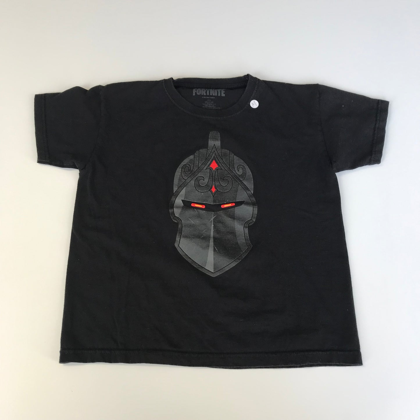 Black Fortnite Print T-shirt Age 9