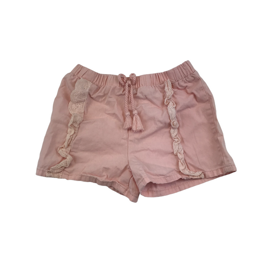 Tu Light Pink Frill Detailed Shorts Age 5