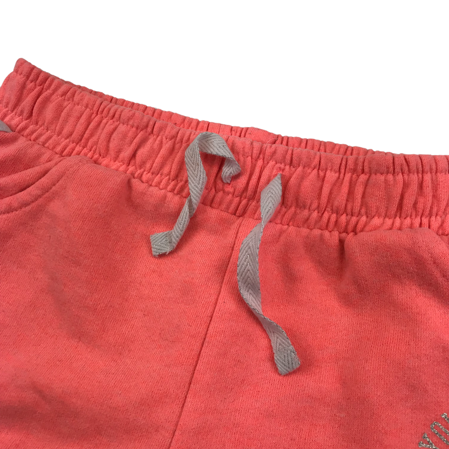 Bright Peachy Orange Jersey Shorts Age 5