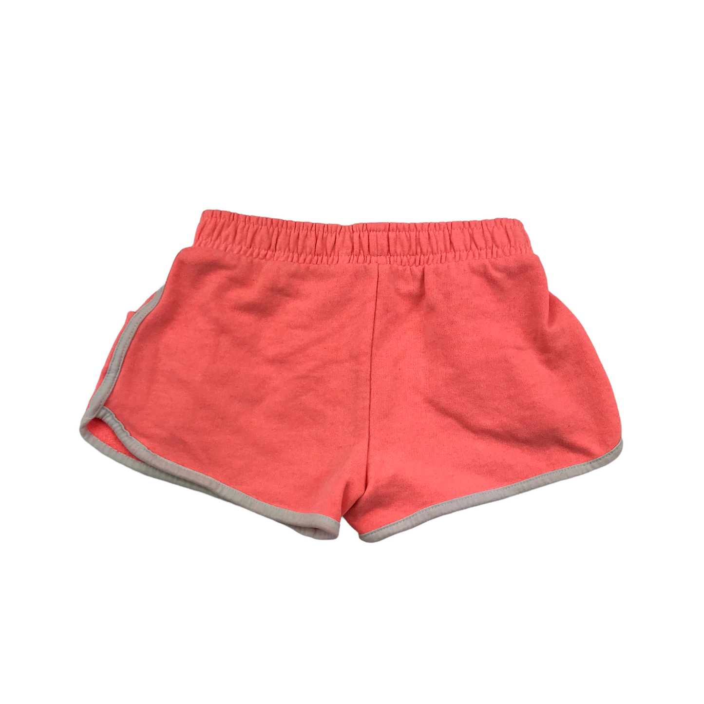 Bright Peachy Orange Jersey Shorts Age 5