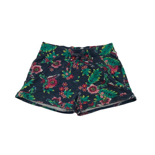 F&F Navy Blue Floral Summer Shorts Age 6