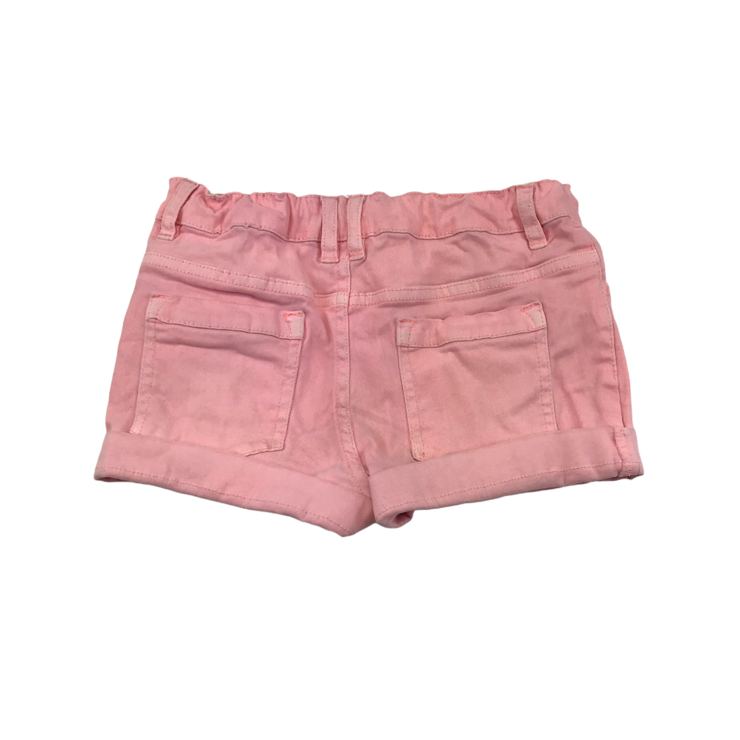 Primark Pink Mid Rise Denim Shorts Age 6