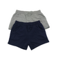 Nutmeg Bundle of Grey and Navy Jersey Shorts Age 6