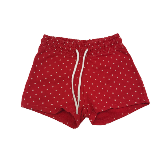 Next Red Starry Jersey Shorts Age 6