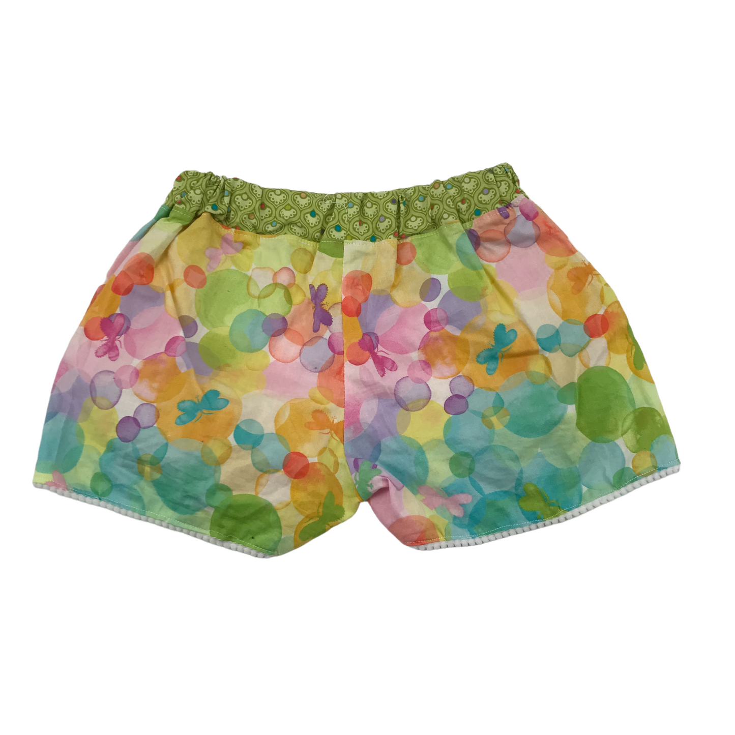 Multicoloured Watercolour-style Pattern Shorts Age 6