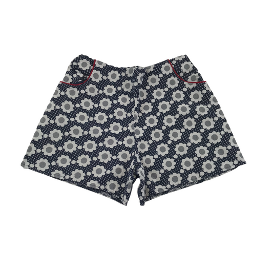 Jasper Conran Navy Blue White Floral Shorts Age 7