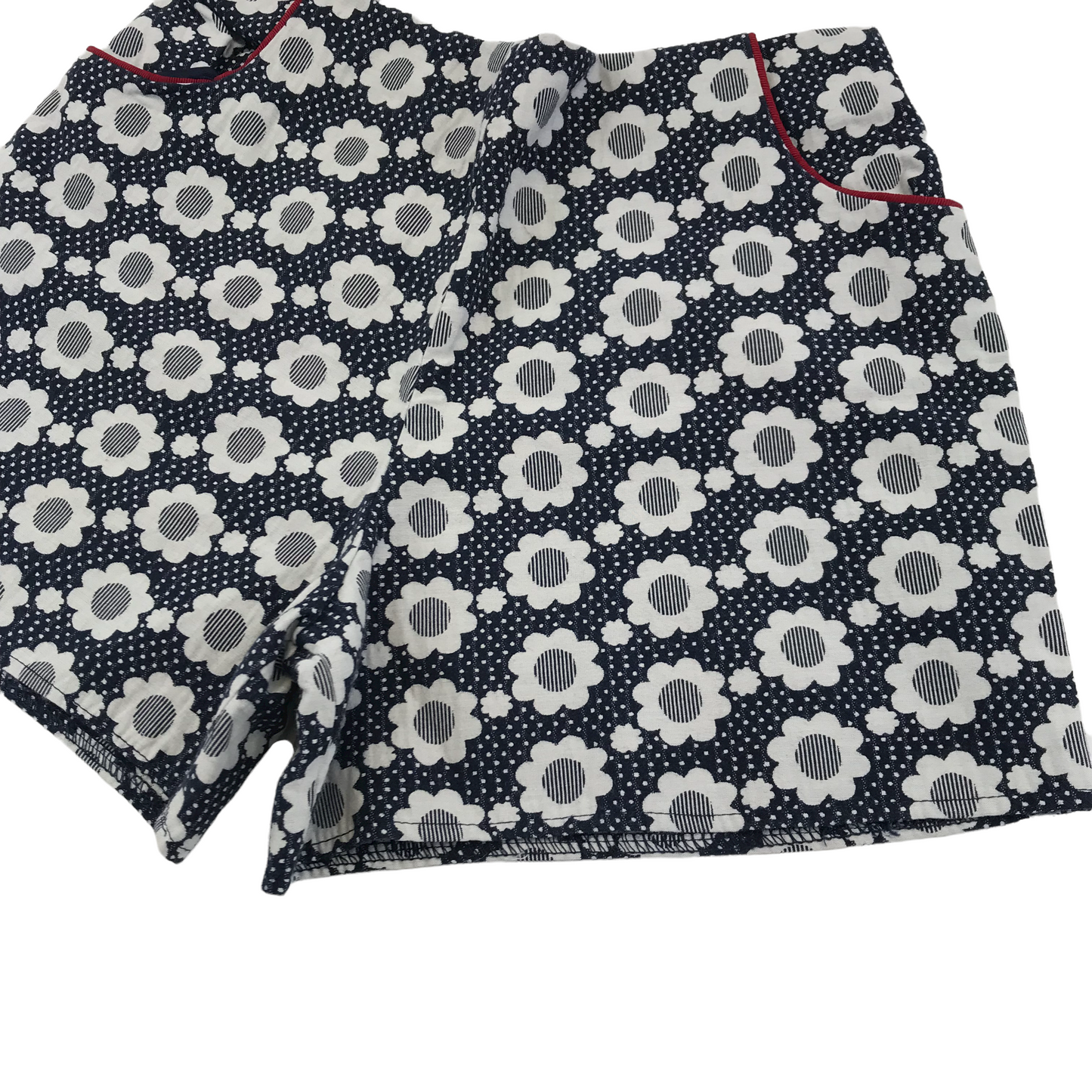 Jasper Conran Navy Blue White Floral Shorts Age 7