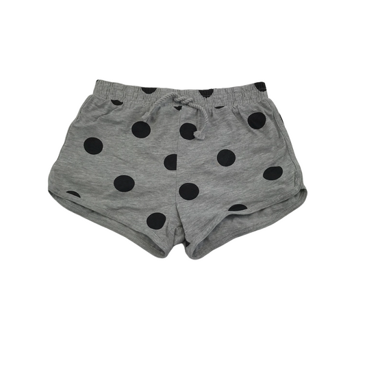 Tu Grey Large Polka Dot Jersey Shorts Age 8