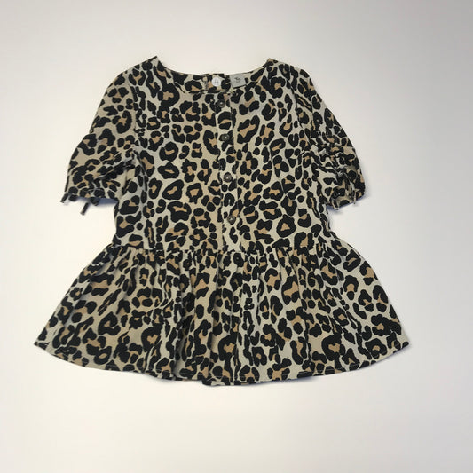 Tu Leopard Print Blouse Age 4