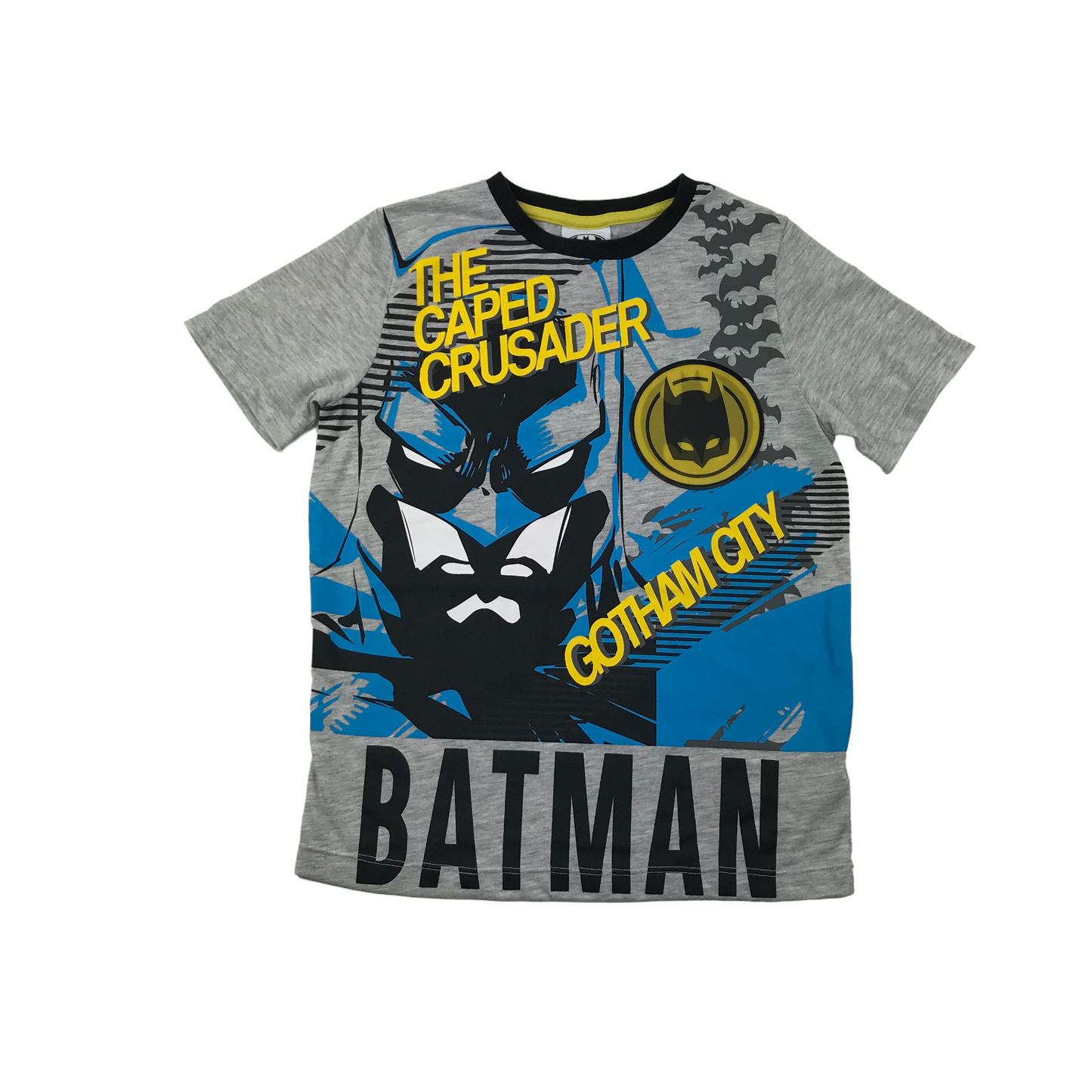 Nutmeg Grey Batman Short Sleeve T-shirt Age 7