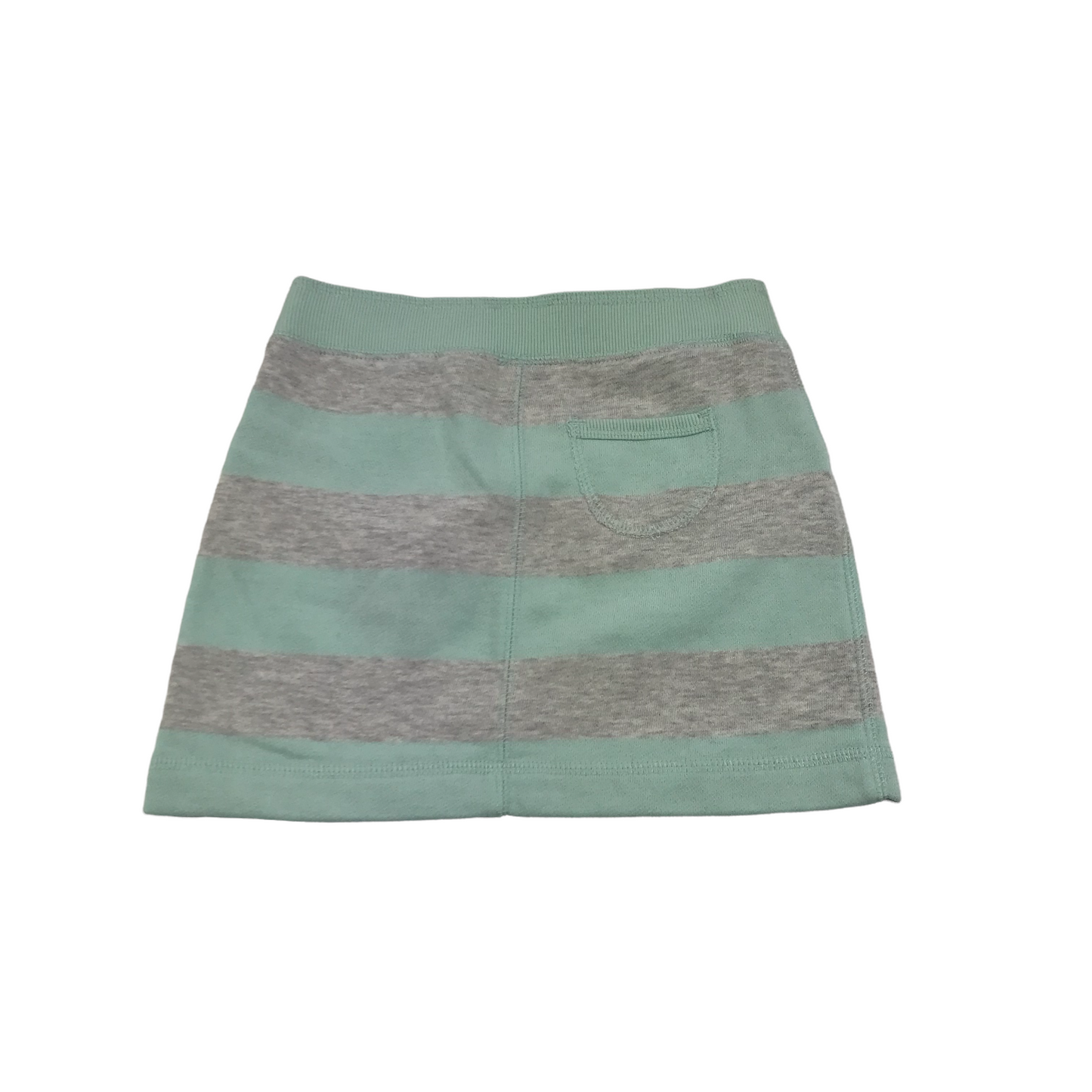 Mantaray Grey and Mint Green Jersey Skirt Age 4