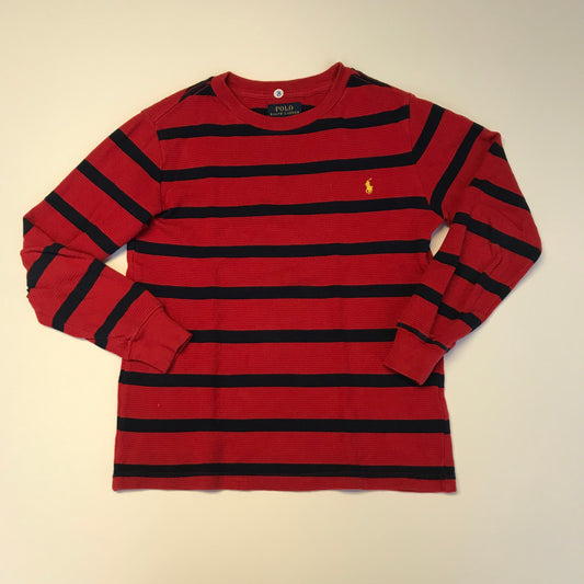 Polo Ralph Lauren Red Stripy Jumper Age 8